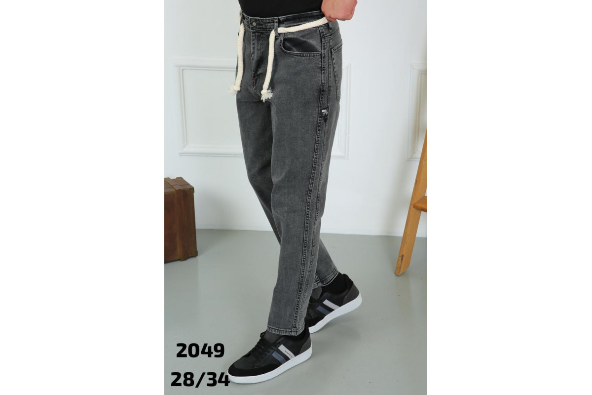 Фото Джинси чоловічі WILLMEN (REDMAN) JEANS 2049 МОМ СІРИЙ from official site OSKAR™