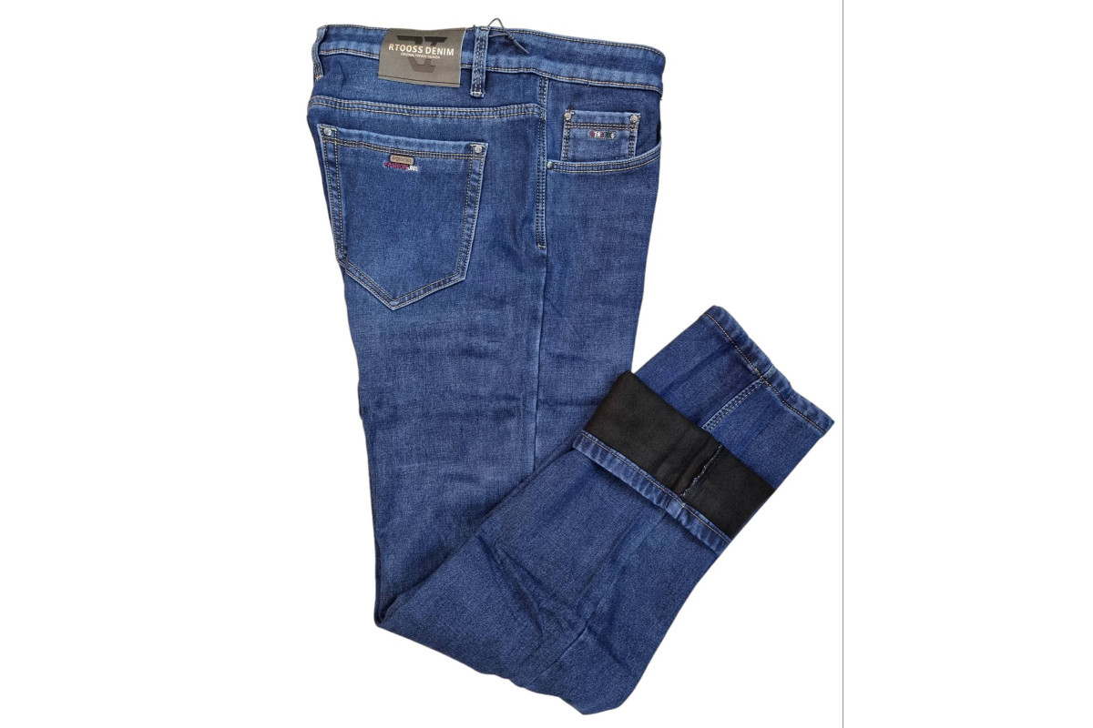 Фото Джинсы мужские RTROOSS JEANS 8026 CLASSIC на флисе from official site OSKAR™