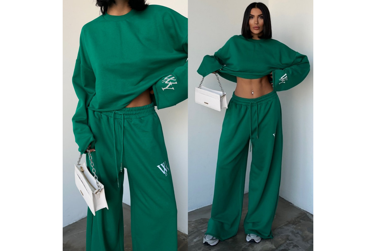 Фото Спортивный костюм женский BASCO FASHION 515 зеленый from official site OSKAR™