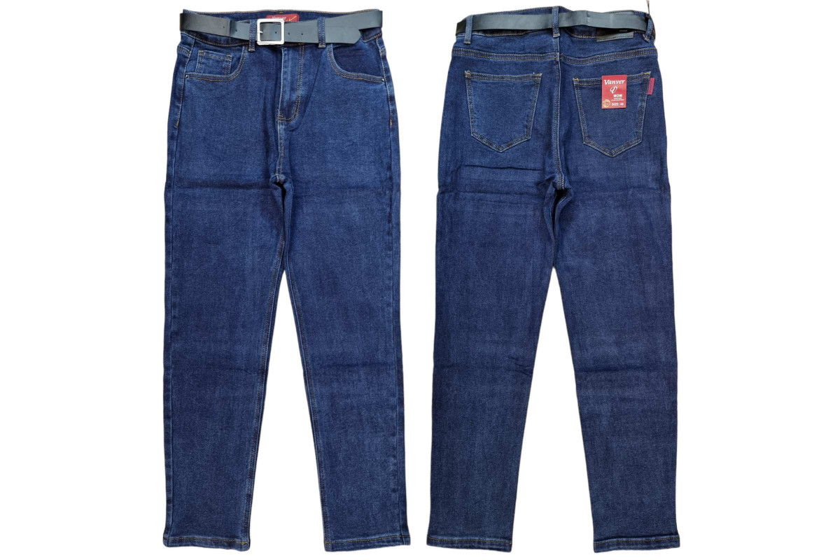 Фото Джинсы женские VANVER JEANS 8958 MOM на байке from official site OSKAR™