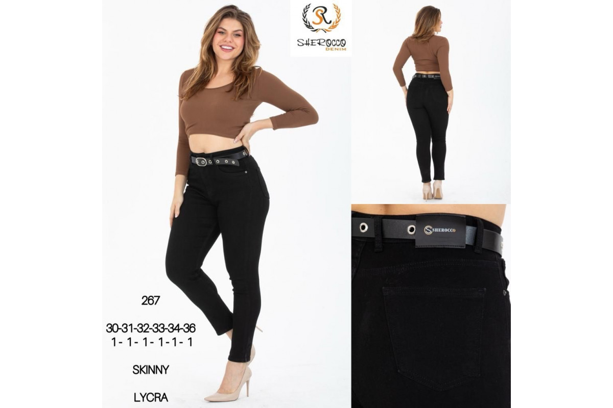 Фото Джинсы женские SHEROCCO JEANS 1261 SKINNY from official site OSKAR™