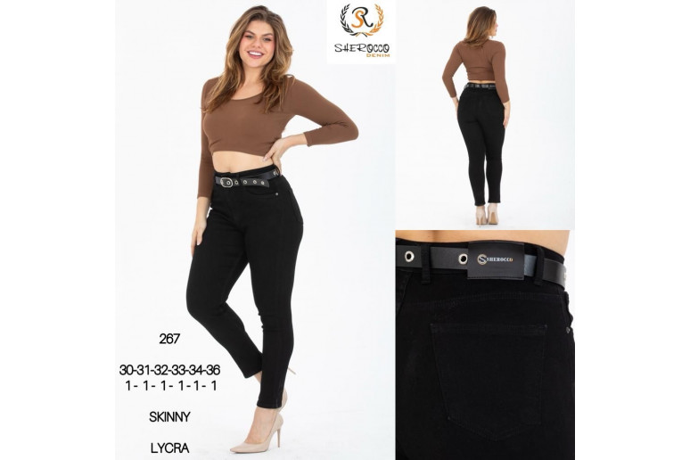 Джинси жіночі SHEROCCO JEANS 1261 SKINNY