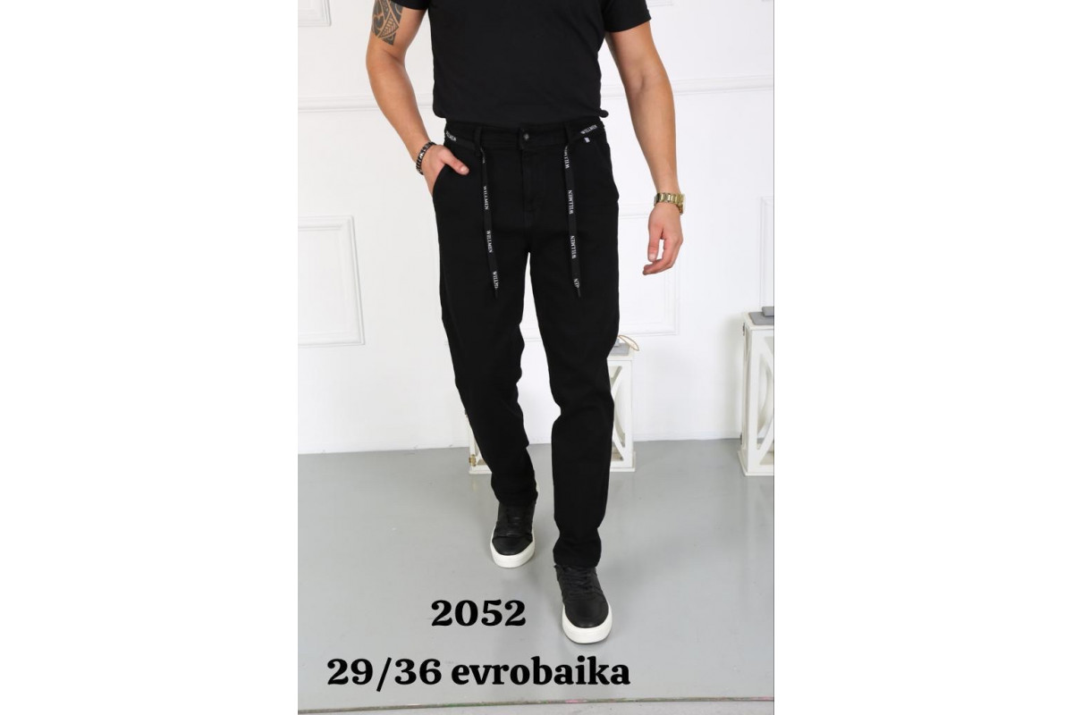 Фото Джинси чоловічі WILLMEN (REDMAN) JEANS 2052 МОМ ЄВРОБАЙКА ЧОРНИЙ from official site OSKAR™