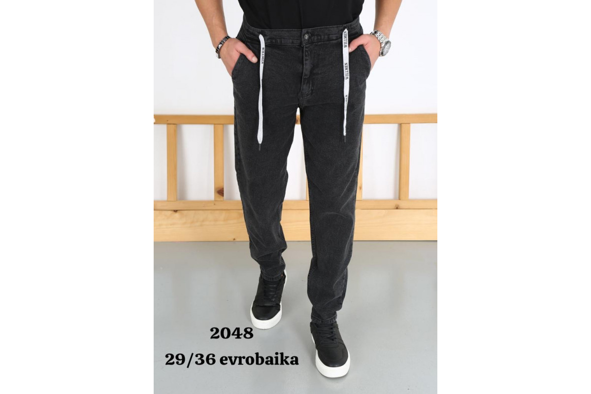 Фото Джинси чоловічі WILLMEN (REDMAN) JEANS 2053 МОМ ЄВРОБАЙКА ГРАФІТ from official site OSKAR™