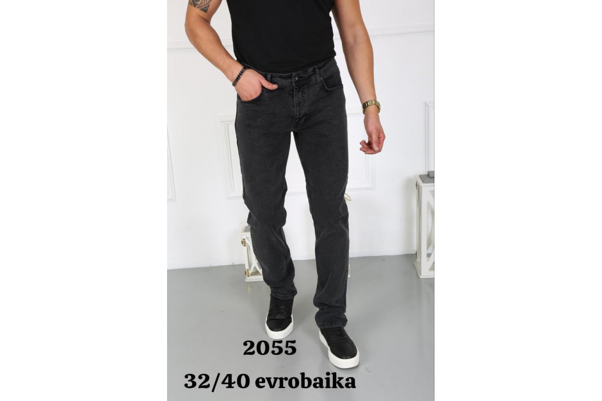 Фото Джинсы мужские 2055 WILLMEN JEANS CLASSIC ЕВРОБАЙКА ГРАФИТ from official site OSKAR™
