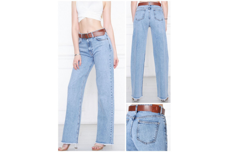 Джинсы женские CRACPOT JEANS 1009Z WIDE LEG