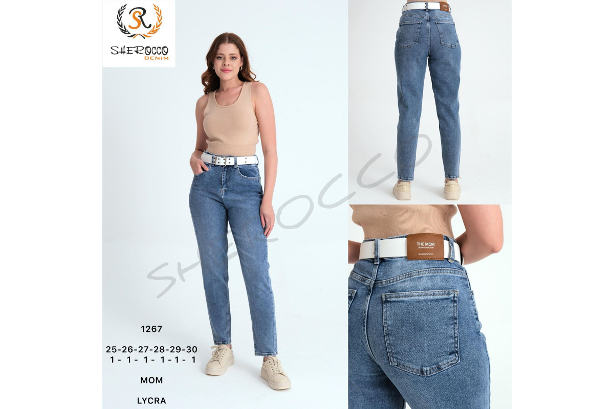 Фото Джинси жіночі SHEROCCO JEANS 1267 MOM FIT from official site OSKAR™