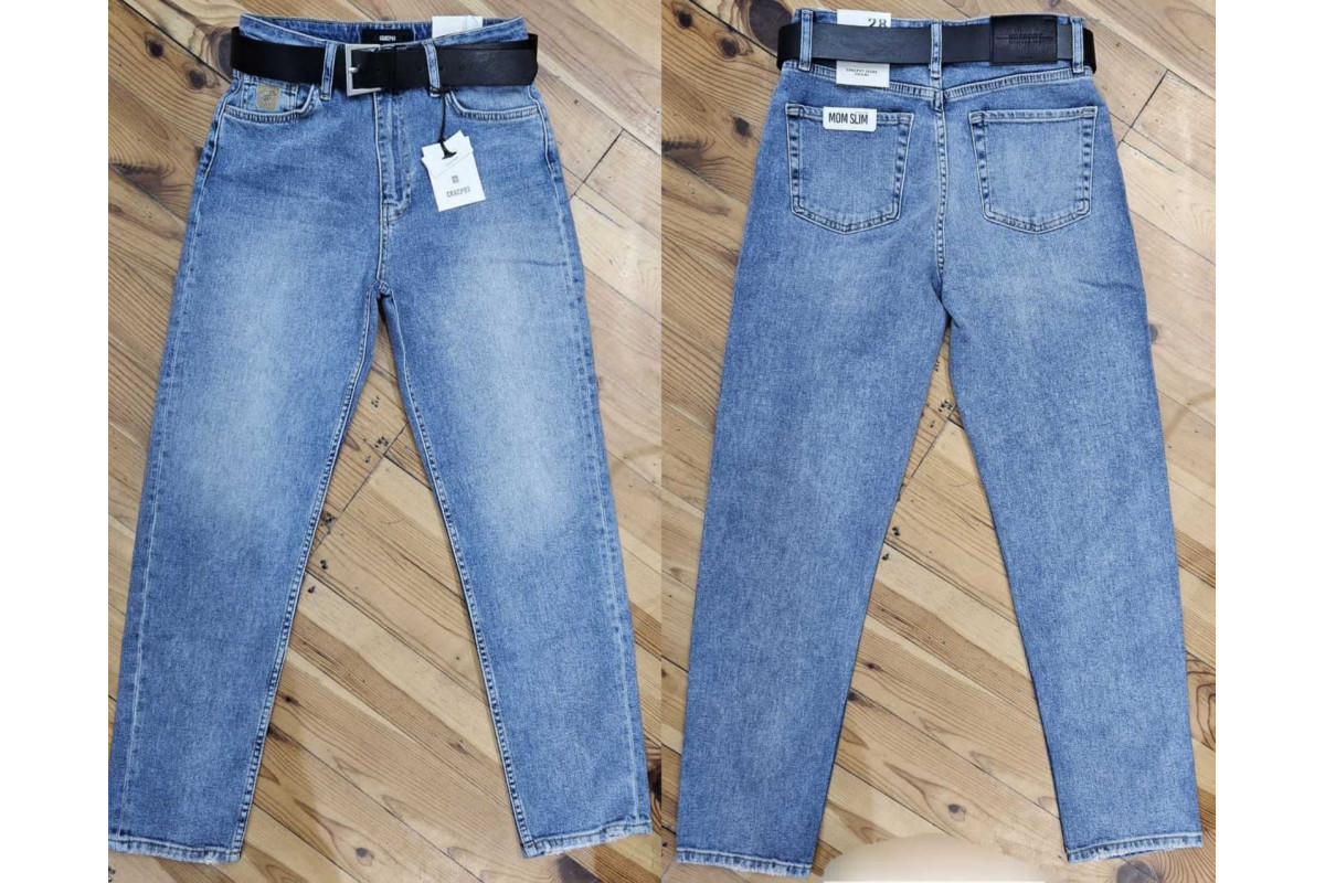 Фото Джинси жіночі IT'S BASIC JEANS 1453-1 MOM from official site OSKAR™