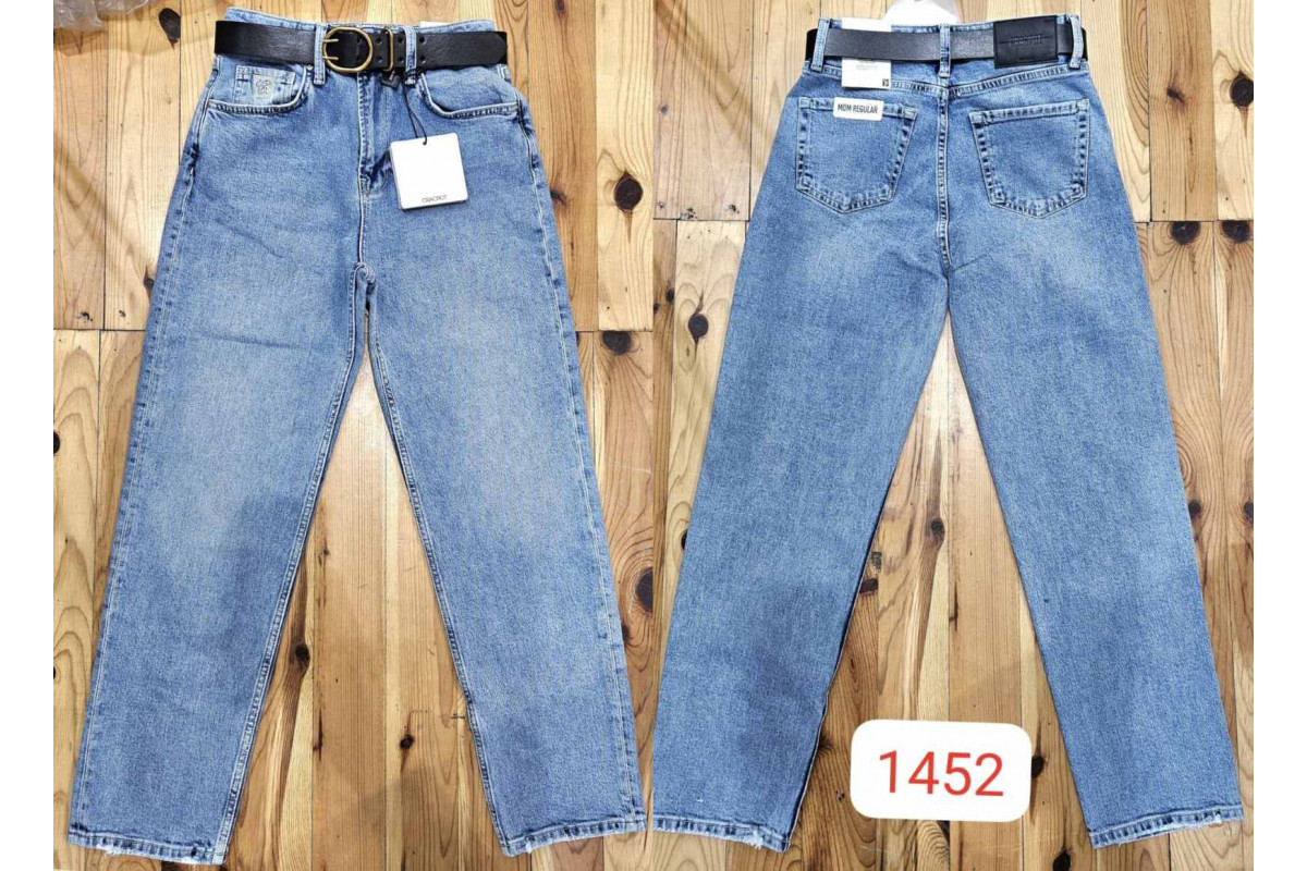 Фото Джинси жіночі CRACPOT JEANS 1452 REGULAR MOM Блакитний from official site OSKAR™