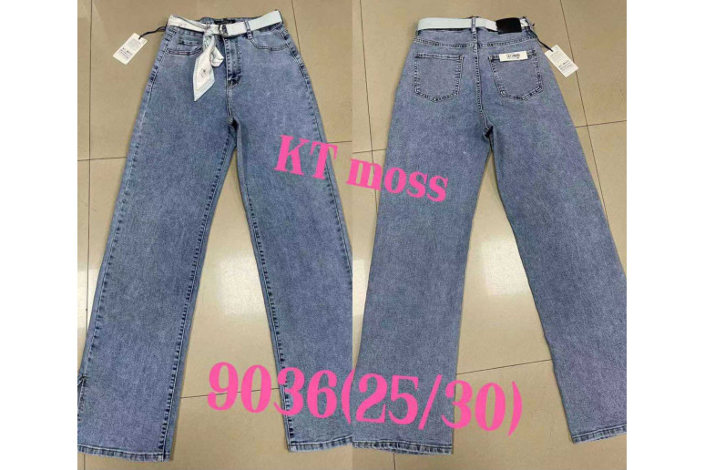 Джинсы женские KT.MOSS JEANS 9036 STRAIGHT MOM