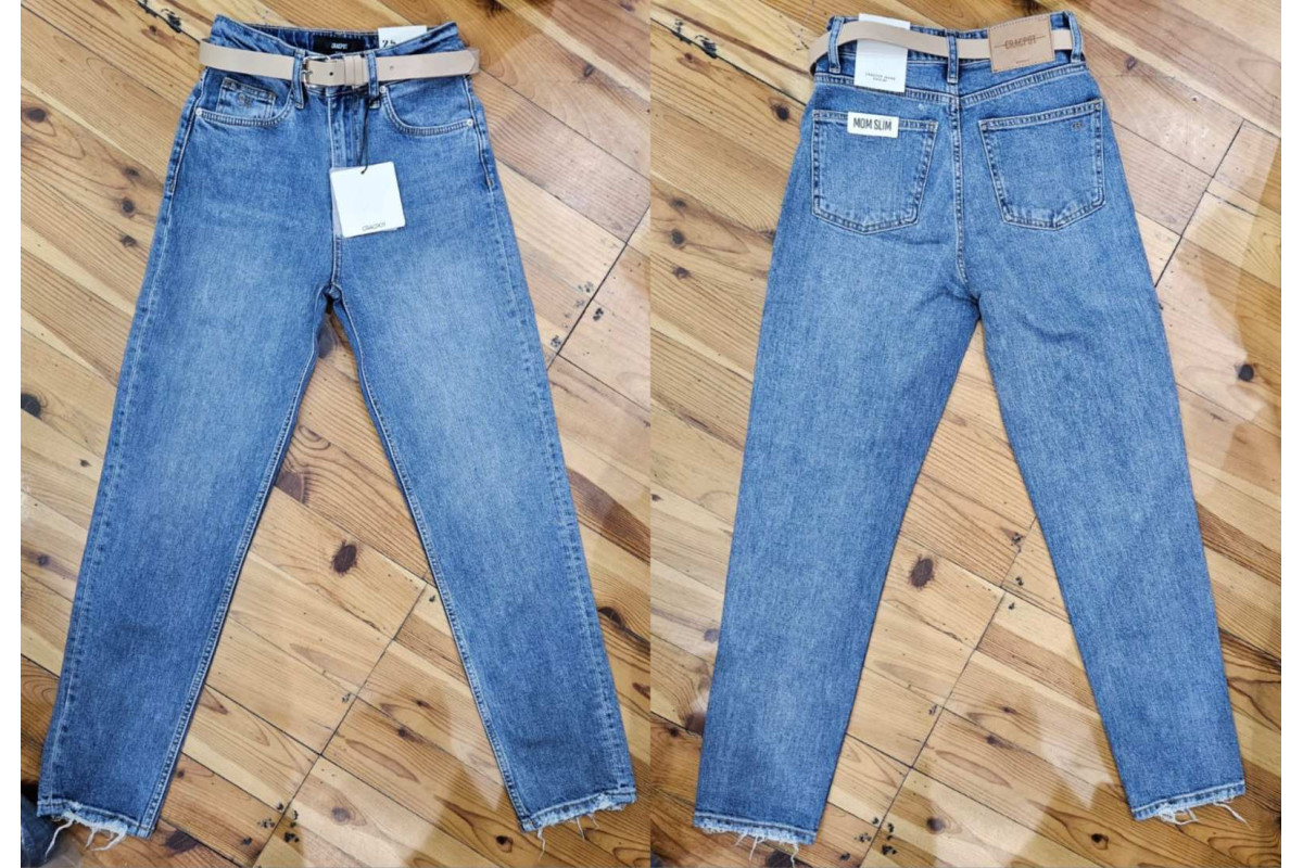 Фото Джинсы женские CRACPOT JEANS 1437 MOM from official site OSKAR™