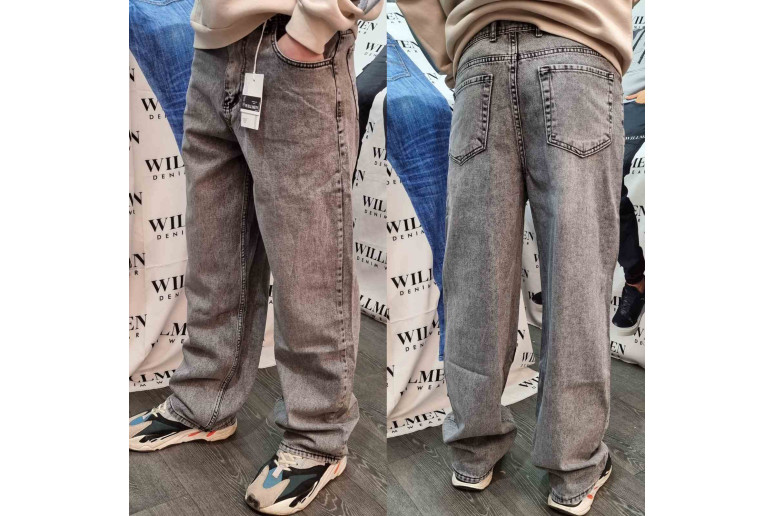 Джинси чоловічі WILLMEN JEANS BEGGY 4000 СІРИЙ