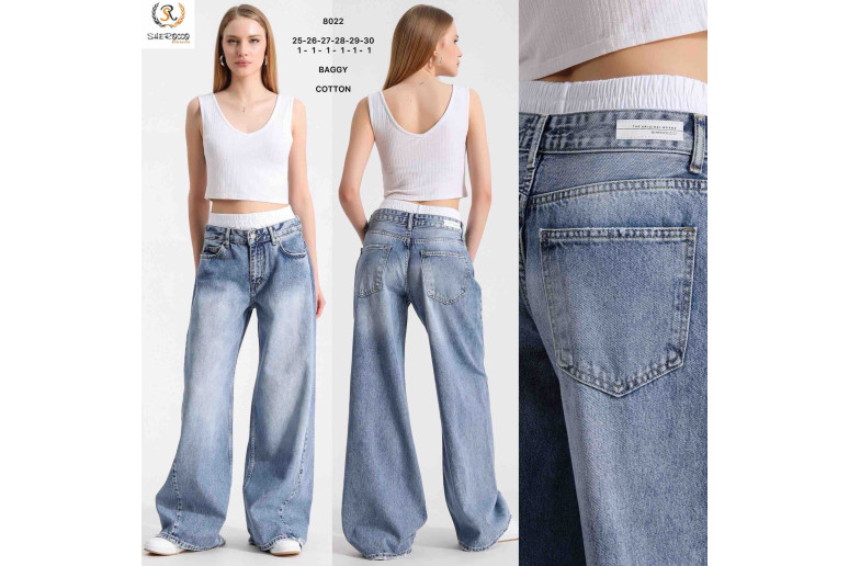 Джинси жіночі SHEROCCO JEANS 8022 BAGGY