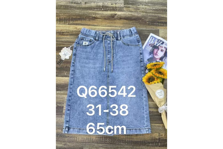 Юбка женская 66542 ZJY JEANS SKIRT