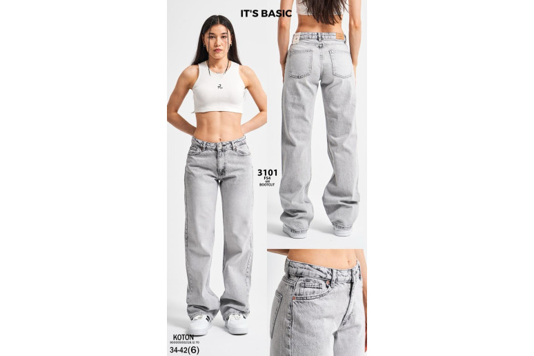 Джинси жіночі IT'S BASIC JEANS 3101 BOOT CUT