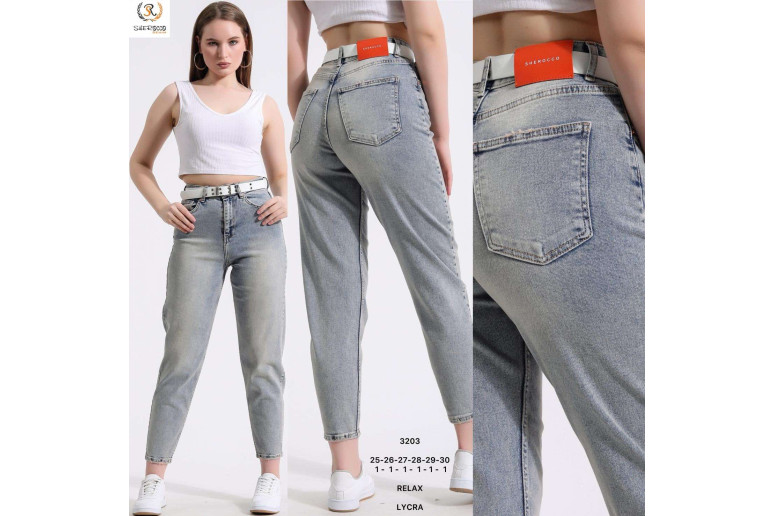 Джинси жіночі SHEROCCO JEANS 3203 RELAX MOM