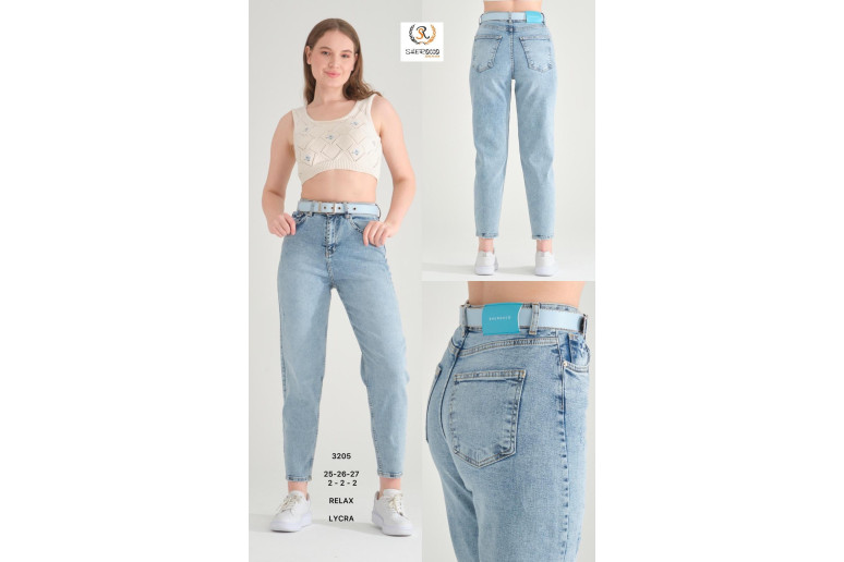 Джинси жіночі SHEROCCO JEANS 3205 RELAX MOM