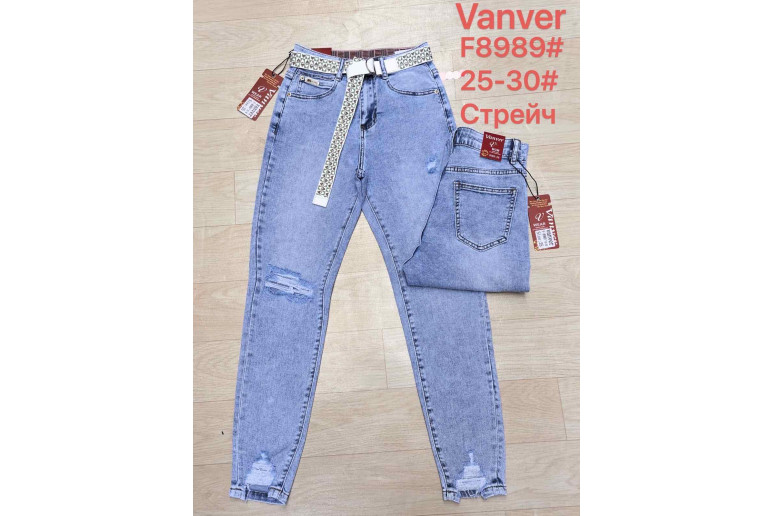 Джинси жіночі VANVER JEANS 8989 МОМ