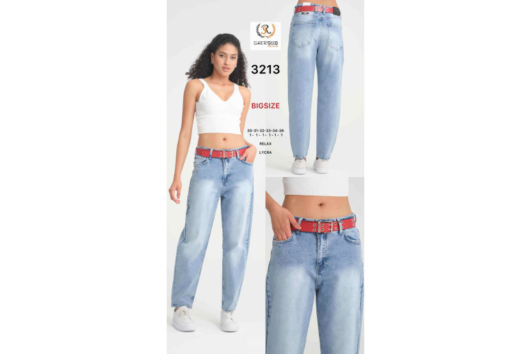 Джинси жіночі SHEROCCO JEANS 3213 RELAX MOM