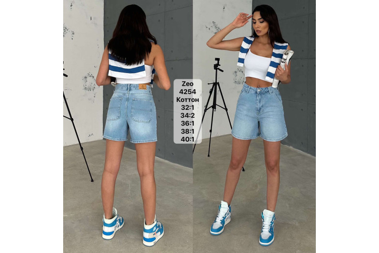 Шорты женские ZEO BASIC JEANS 4254