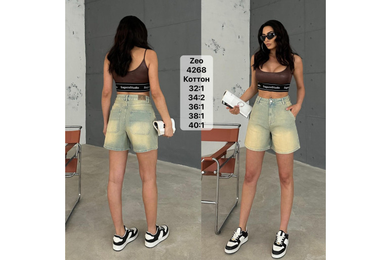 Шорты женские ZEO BASIC JEANS 4268