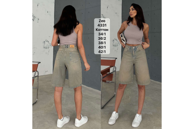 Шорты женские ZEO BASIC JEANS BERMUD 4331