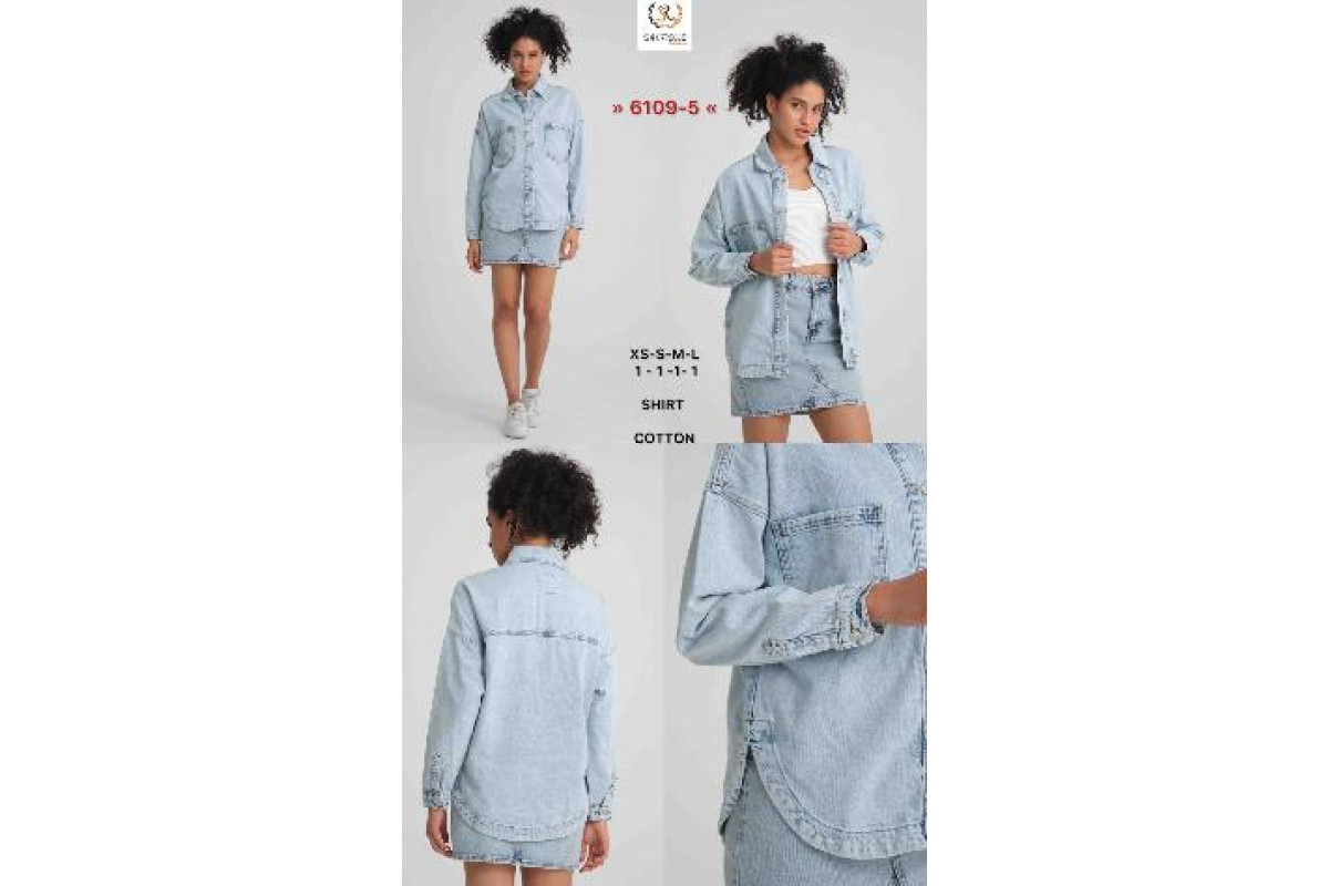 Фото Рубашка женская SHEROCCO JEANS 6109-5 from official site OSKAR™