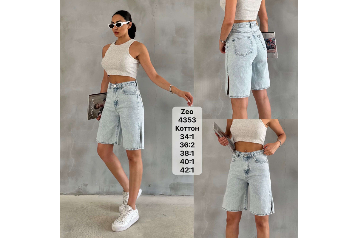 Фото Шорти жіночі ZEO BASIC JEANS BERMUD 4353 from official site OSKAR™