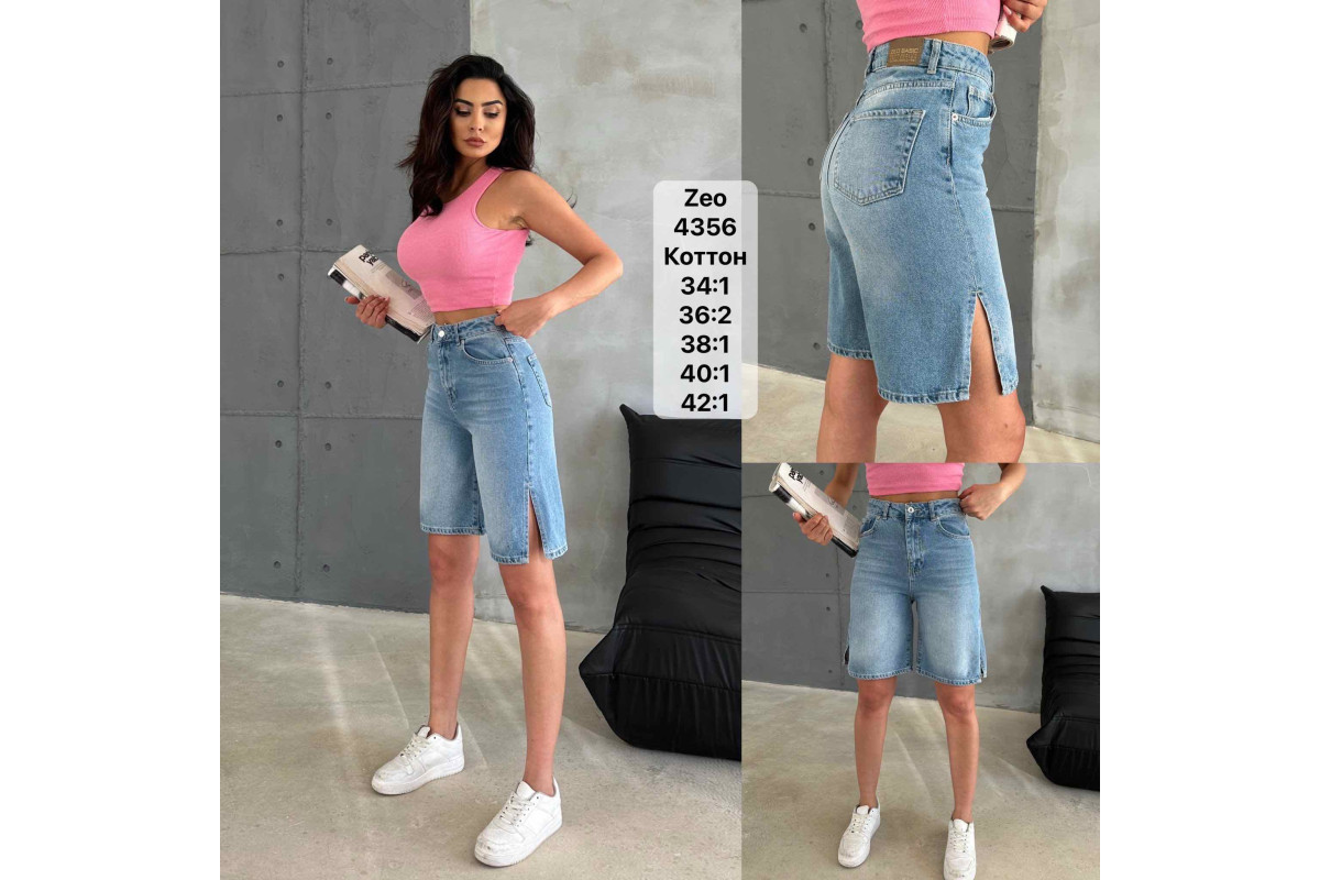 Фото Шорти жіночі ZEO BASIC JEANS BERMUD 4356 from official site OSKAR™