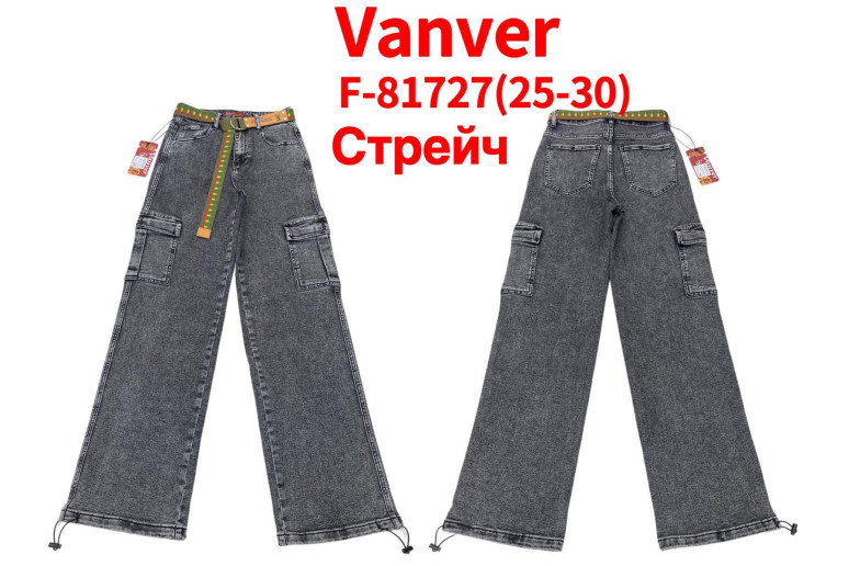 Джинси жіночі VANVER JEANS 81727 WIDE LEG