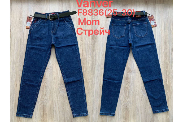 Джинси жіночі VANVER JEANS 8836 МОМ