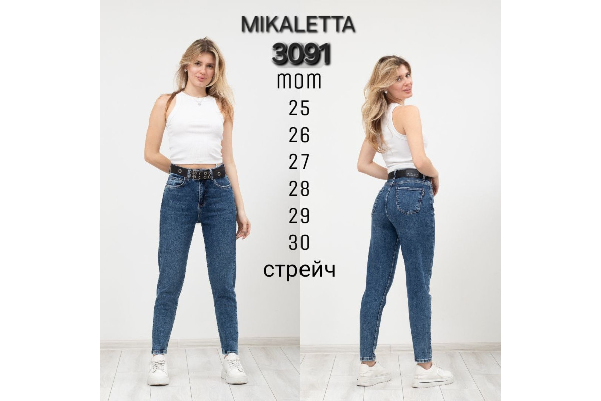 Фото Джинсы женские MIKALETTA JEANS 3091 MOM from official site OSKAR™
