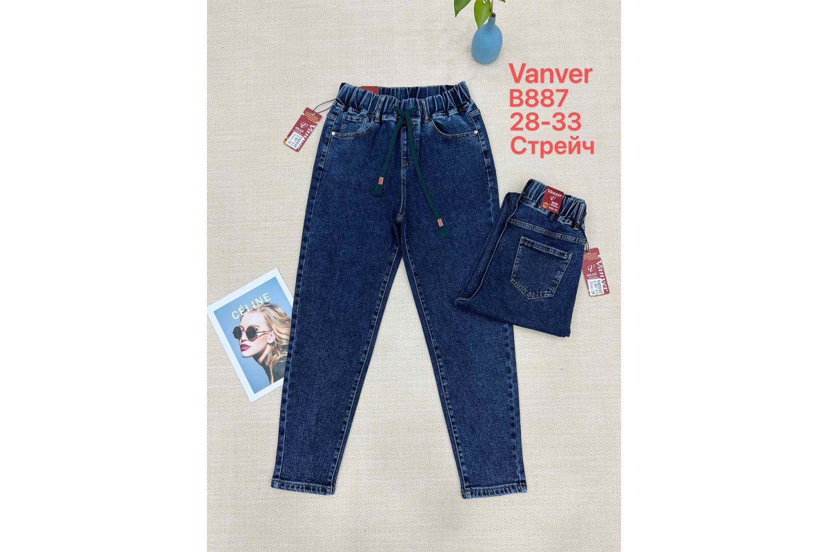 Фото Джинсы женские VANVER JEANS 887 МОМ from official site OSKAR™