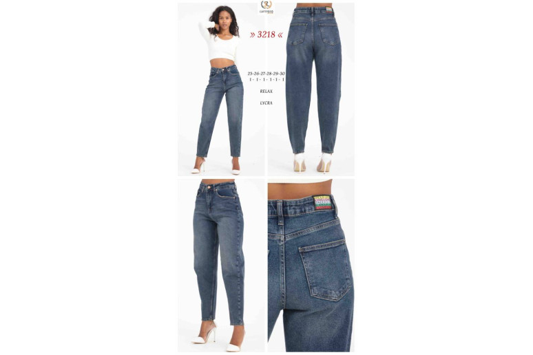 Джинси жіночі SHEROCCO JEANS 3218 RELAX MOM