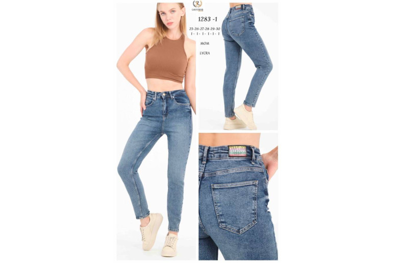 Джинсы женские SHEROCCO JEANS 1283 SLIM MOM