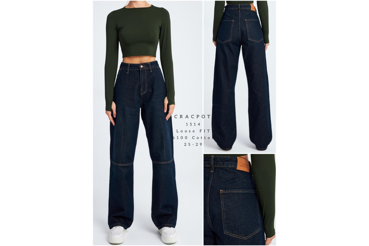 Фото Джинсы женские CRACPOT JEANS 1514 LOUSE FIT from official site OSKAR™