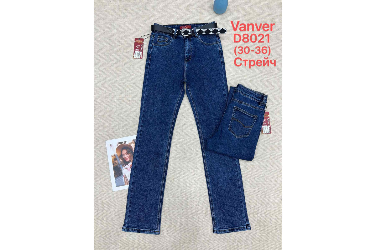 Фото Джинсы женские VANVER JEANS 8021 CLASSIC from official site OSKAR™