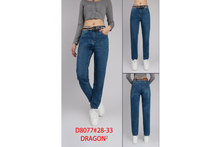 Джинсы женские DRAGON JEANS 8077 MOM
