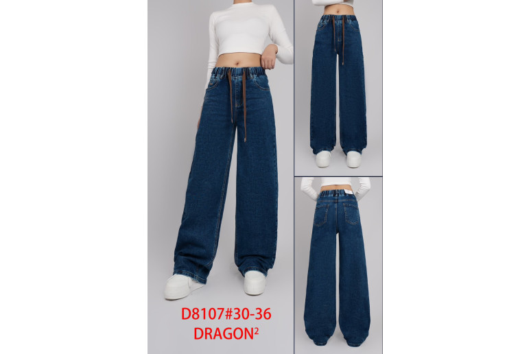 Джинси жіночі DRAGON JEANS 8107 WIDE LEG
