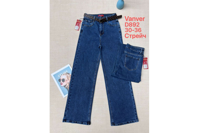 Джинсы женские VANVER JEANS 892 WIDE LEG