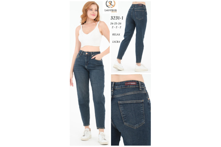 Джинси жіночі SHEROCCO JEANS 3231-1 RELAX MOM