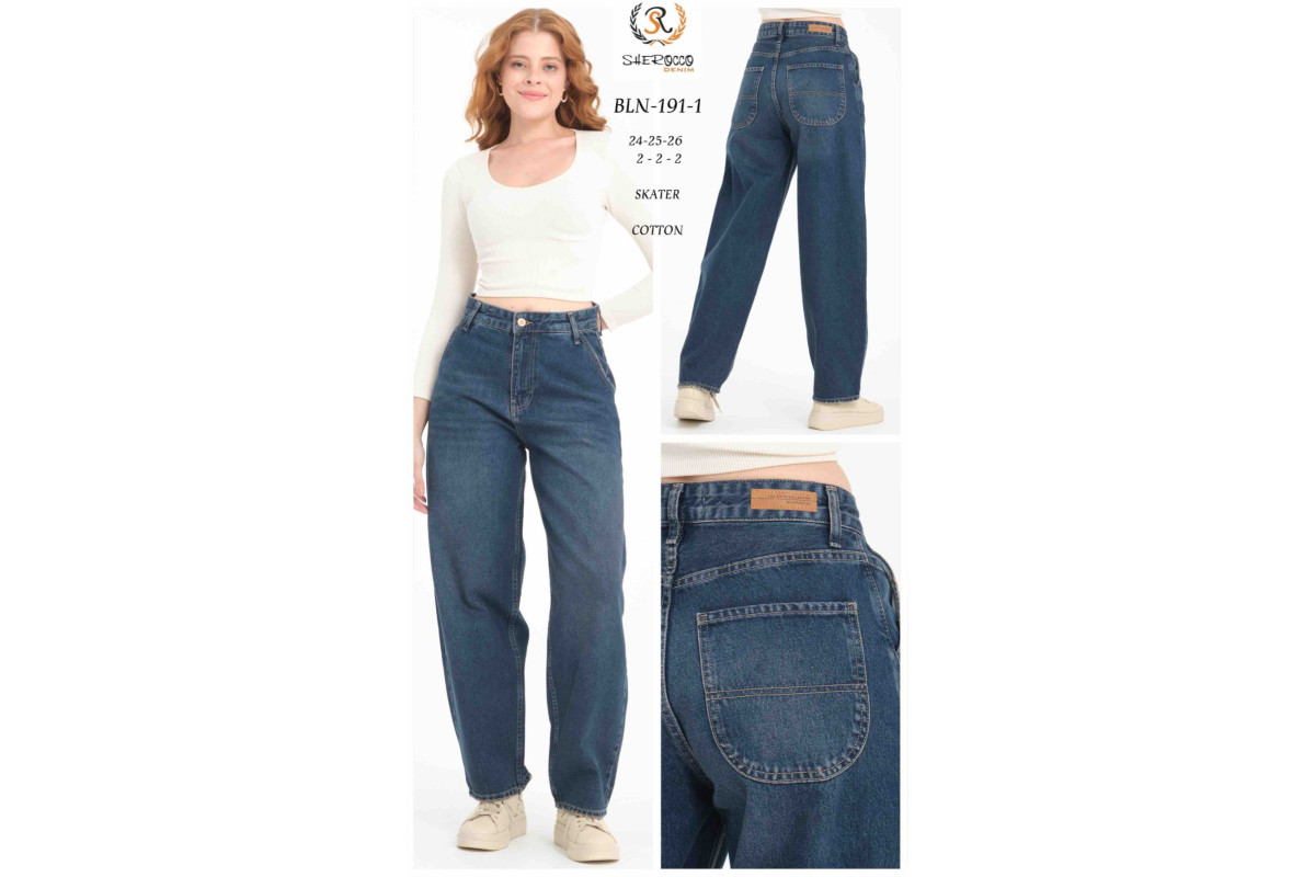 Фото Джинси жіночі SHEROCCO JEANS 191-1 SKATER from official site OSKAR™