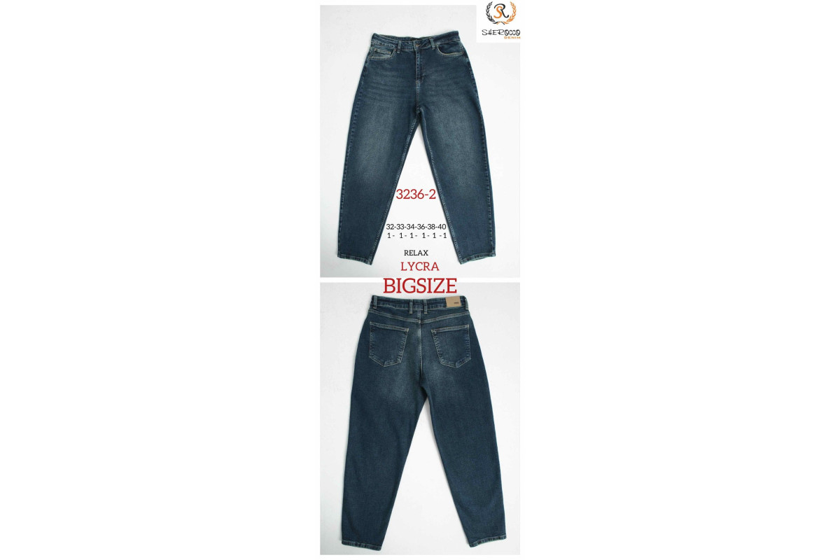 Фото Джинси жіночі SHEROCCO JEANS 3236 RELAX MOM GREY from official site OSKAR™