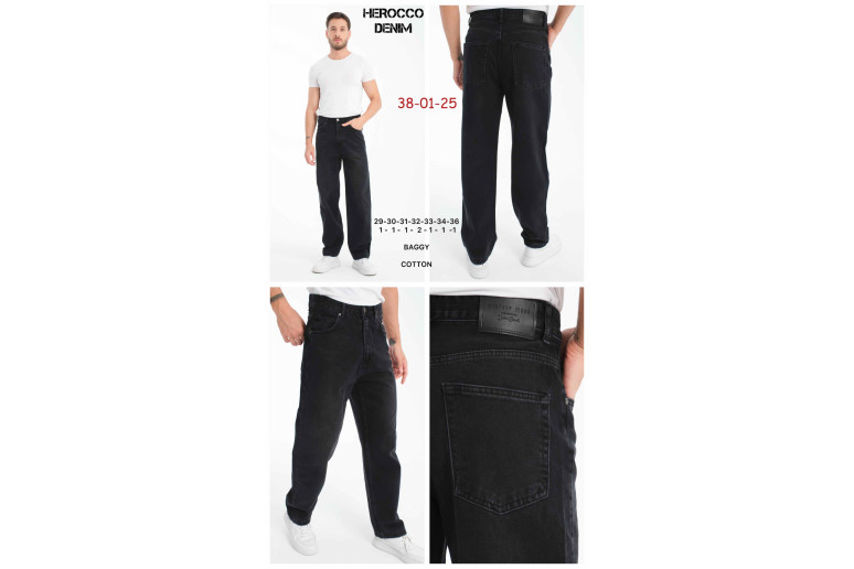 Джинсы мужские HEROCCO JEANS BAGGY 38-01-25