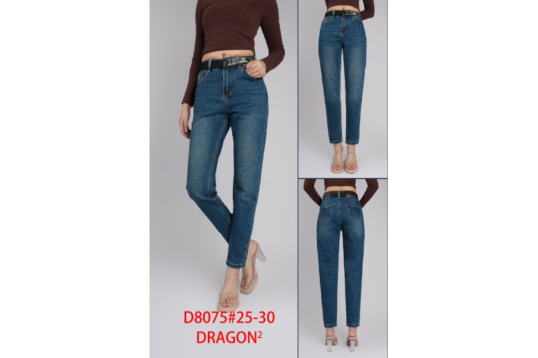 Джинси жіночі DRAGON JEANS 8075 MOM