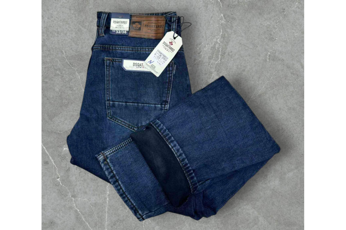 Фото Джинсы мужские DSQATARD JEANS 2285 Classic на флисе from official site OSKAR™