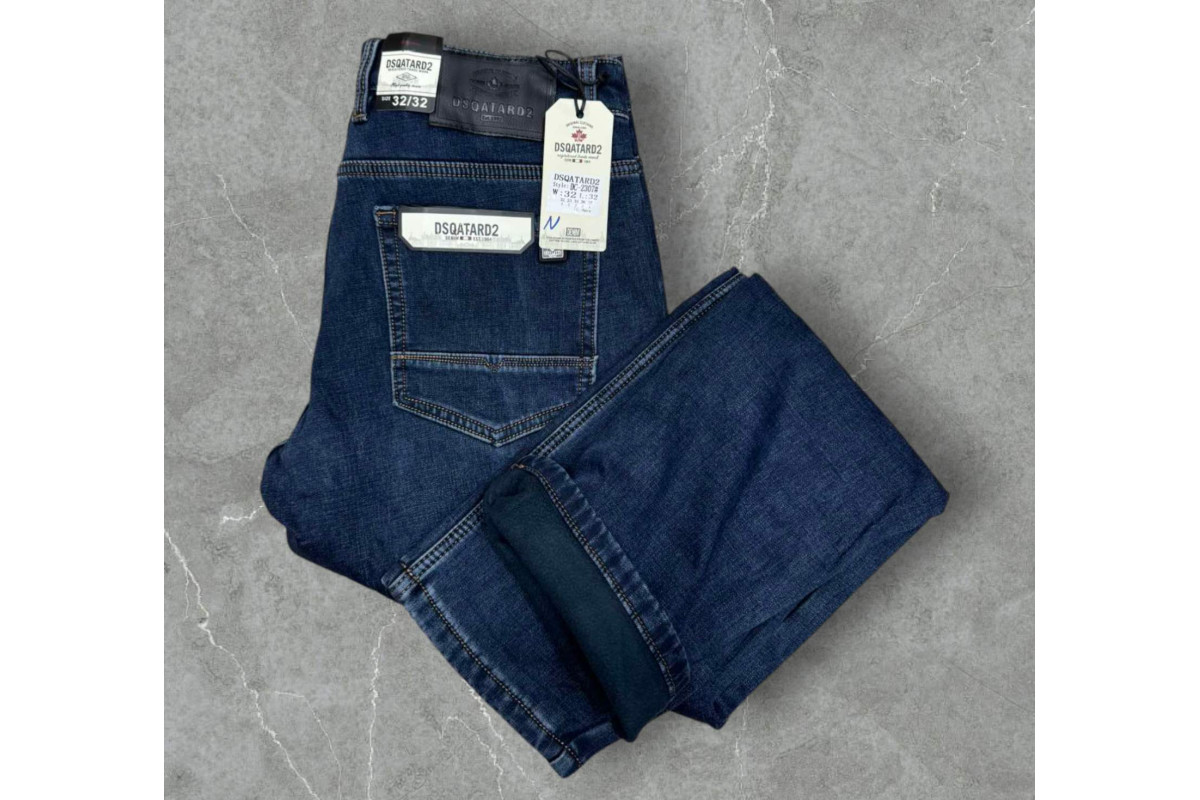 Фото Джинсы мужские DSQATARD JEANS 2307 Classic на флисе from official site OSKAR™