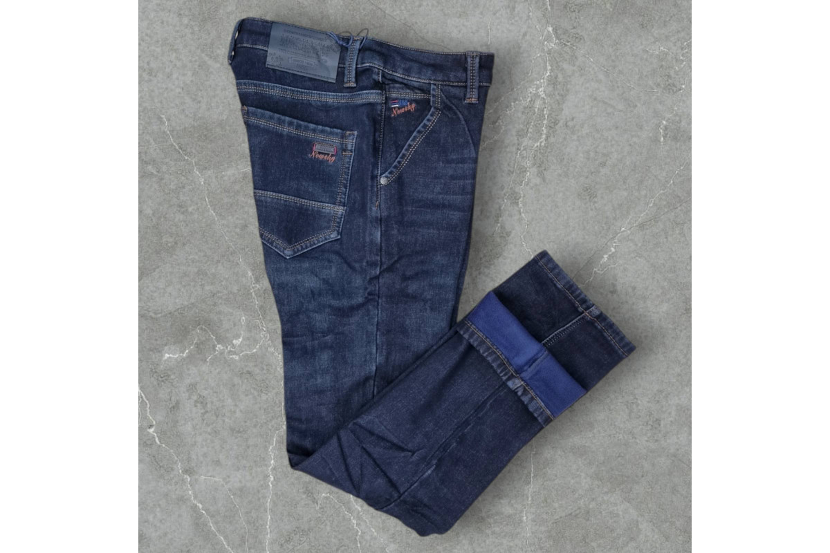 Фото Джинсы мужские NEW SKY JEANS 360 Классика на флисе from official site OSKAR™