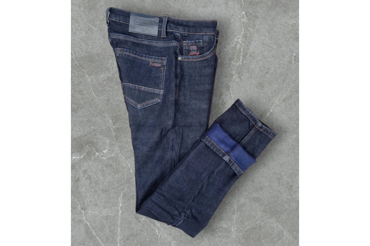 Фото Джинсы мужские NEW SKY JEANS 365 Классика на флисе from official site OSKAR™