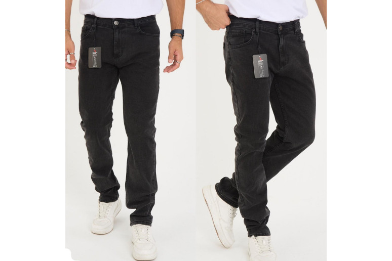 Джинси чоловічі 6605 REDMAN JEANS REGULAR ГРАФІТ